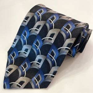 LOUIS ROTH DESIGNER LUXURY 100% SILK TIE 4”W x 58” L